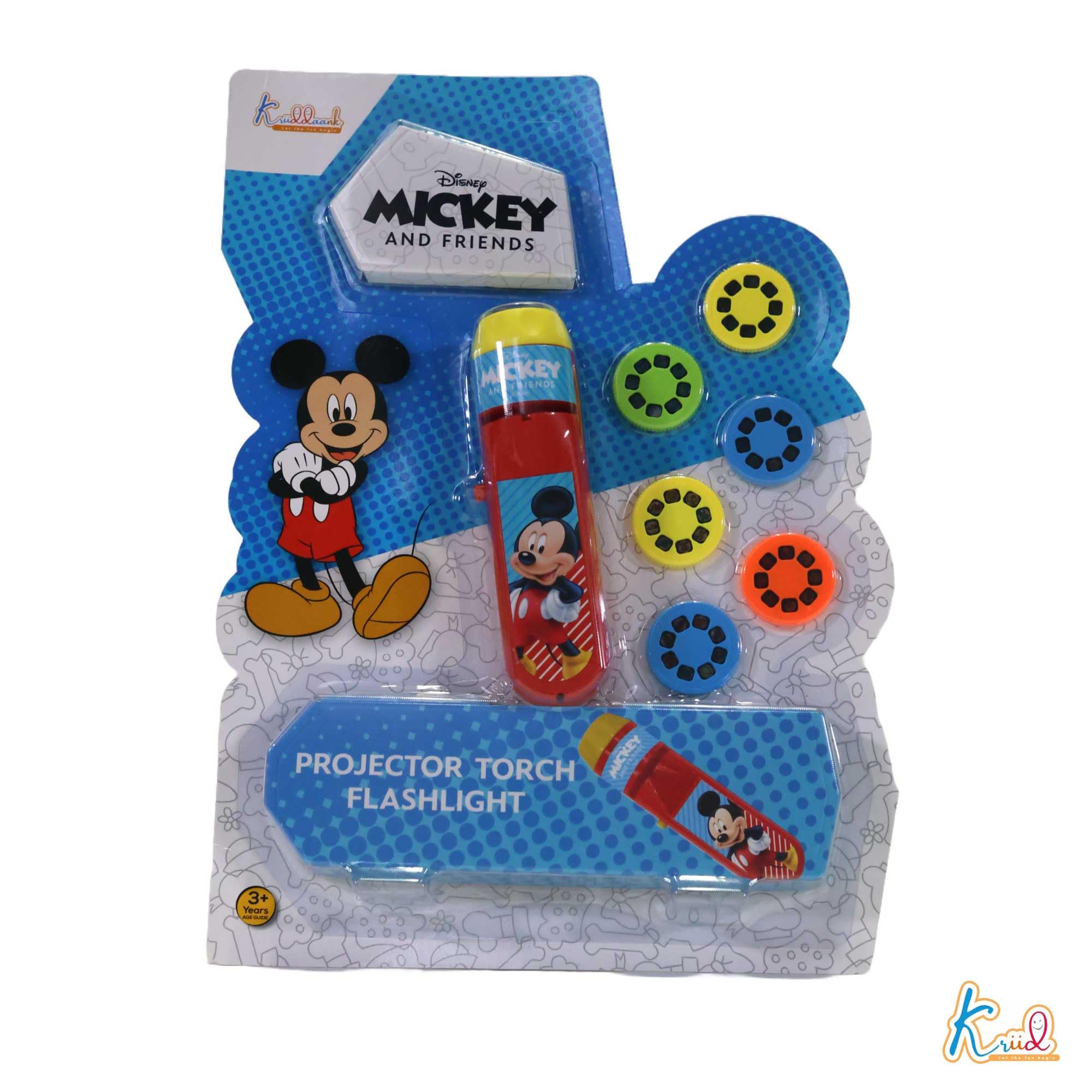 Kriiddaank Disney Mickey Mouse Projector Torch for Kids - Portable